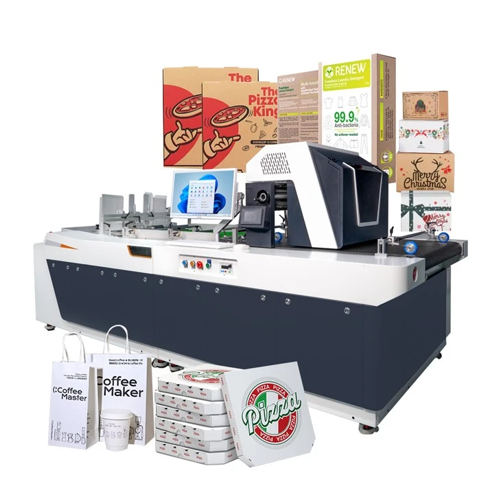 Carton Printer Slotter Folding Gluing Inline